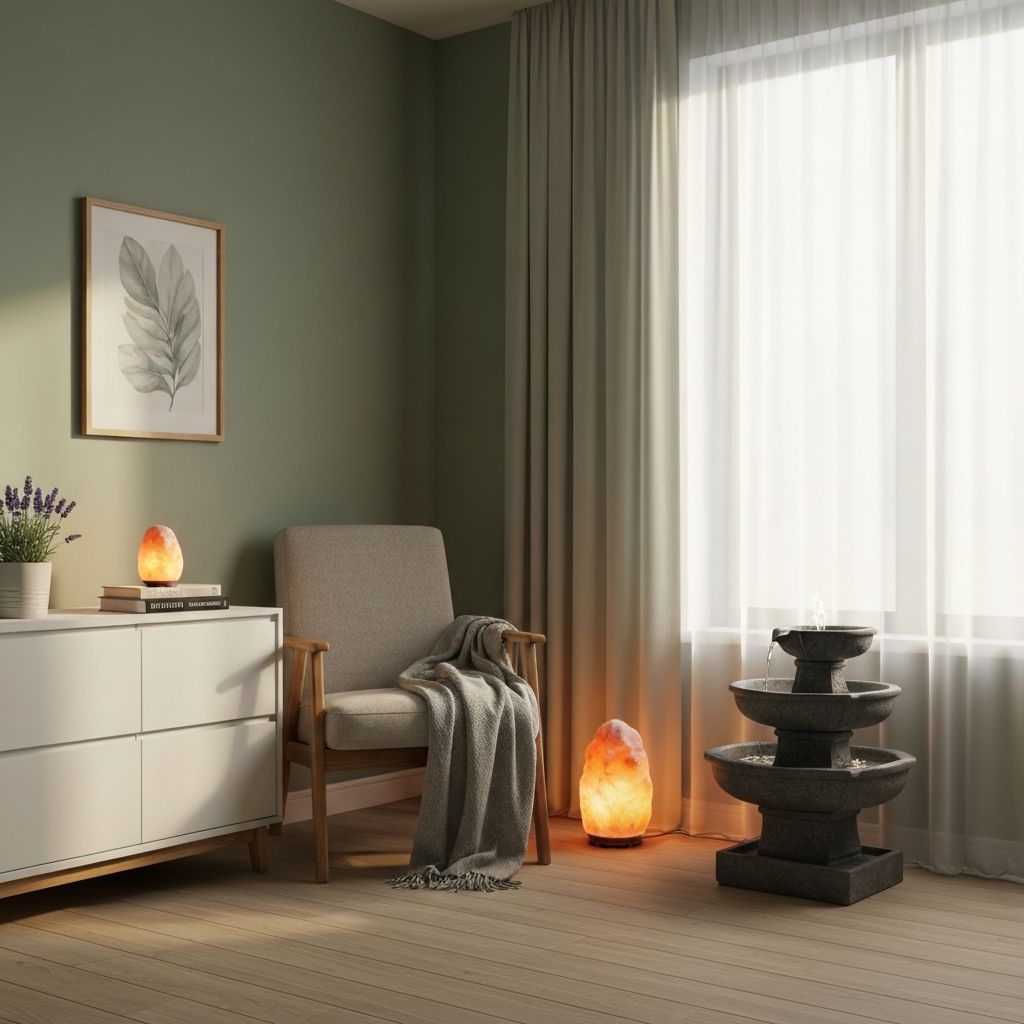 Feng Shui calming space designed to reduce anxiety