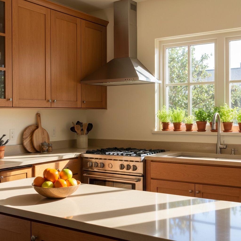 Perfect Feng Shui kitchen layout