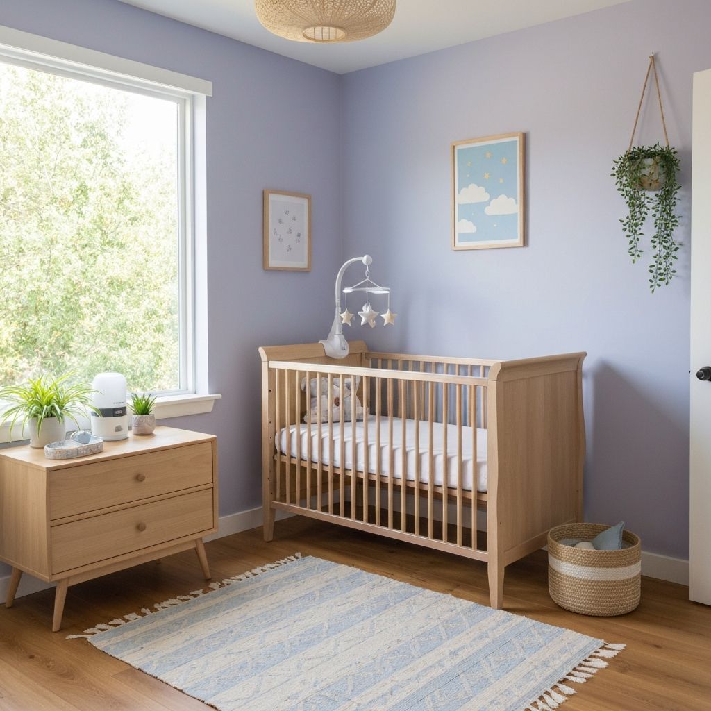 Feng Shui nursery designed for pregnancy and baby
