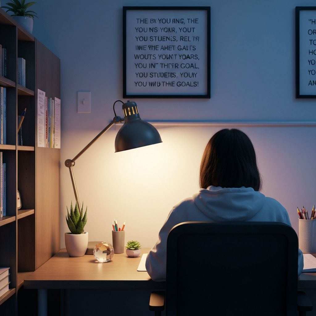 Feng Shui study space designed for student success