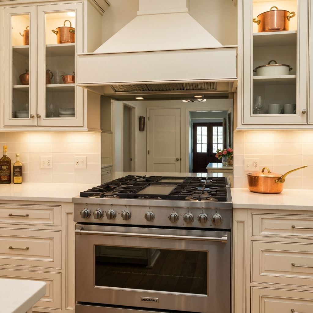 Feng Shui stove in command position