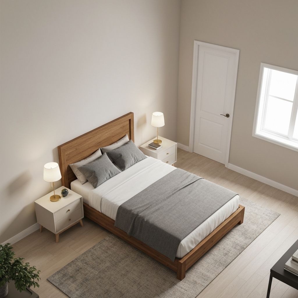 Optimal bed position in Feng Shui for deep sleep